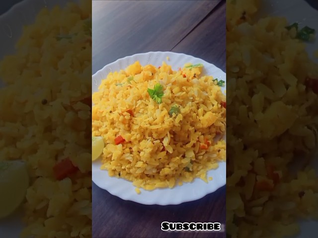 Healthy Easy poha Breakfast Recipes #youtubeshorts #viral #poha #breakfast