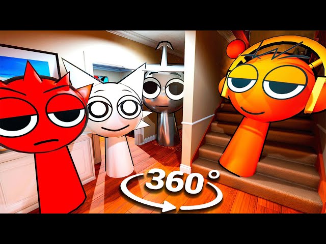 Sprunki Hide and seek in the House | 360° VR