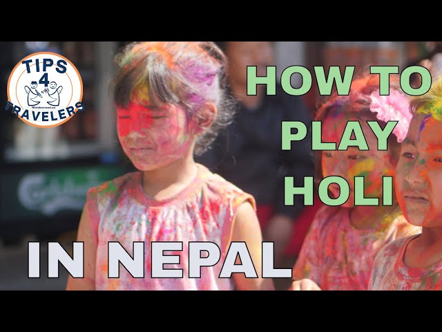 How to Play Holi- 360 Walking Tour with Tips for Getting the Most Out of Holi - Kathmandu Nepal