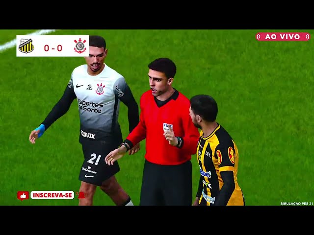 NOVORIZONTINO X CORINTHIANS AO VIVO COM IMAGENS | PAULISTÃO 2025 JOGO HOJE | PES21