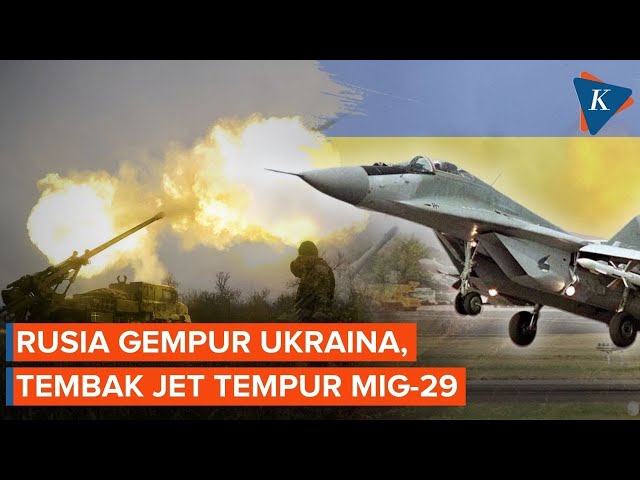 Rusia Gempur Fasilitas Energi Ukraina, Tembak Jatuh Jet Tempur MiG-29