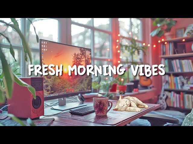 Fresh Morning Vibes 🌿 Lofi hip hop radio Start A Day ~ Lofi Study Mix to Relax / Work