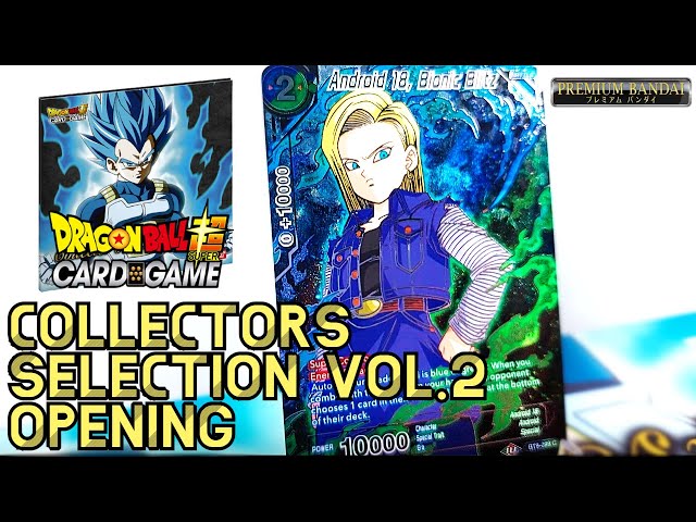 COLLECTORS SELECTION VOL.2 OPENING SHOWCASE DRAGON BALL SUPER CARD GAME