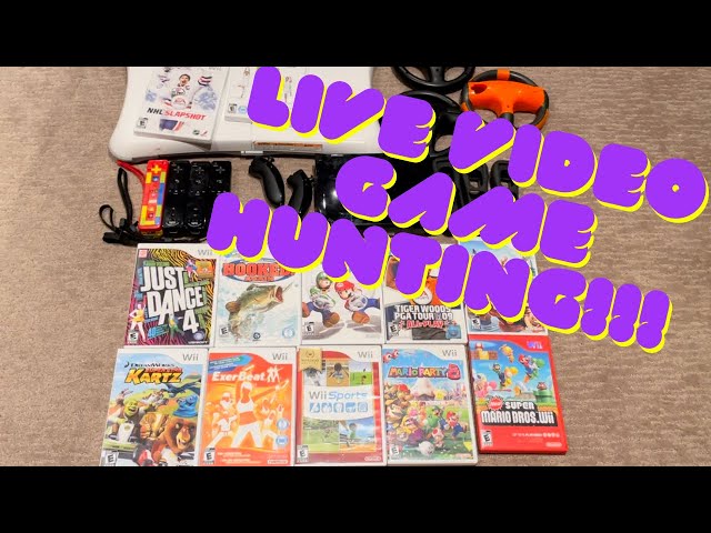 WII GREATNESS!/ Live Video Game Hunting Ep. 2