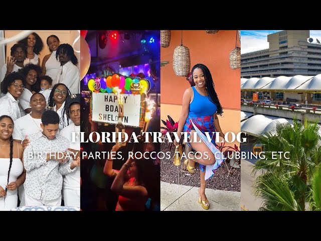 WE HAD A TIME LAST NIGHT! All White Party, Birthday Club Section & MORE! ORLANDO TRAVEL VLOG✈️🌴