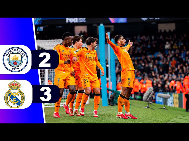 MANCHESTER CITY PIERDE 3 - 2 ANTE REAL MADRID POR LA CHAMPIONS LEAGUE | REY DEPORTIVO