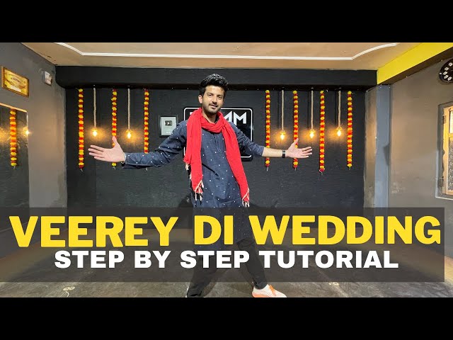 Veere Di Wedding Step By Step Dance Tutorial | easy wedding dance choreography #dancewithnikhil