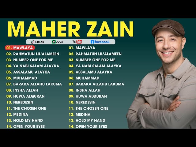 Koleksi Lagu Maher Zain 2025 🎶 Ya Nabi Salam Alayka, For the Rest of My Life