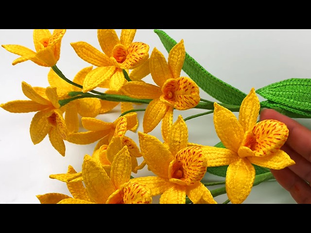 Crochet Small Orchid: Miniature Flower Tutorial