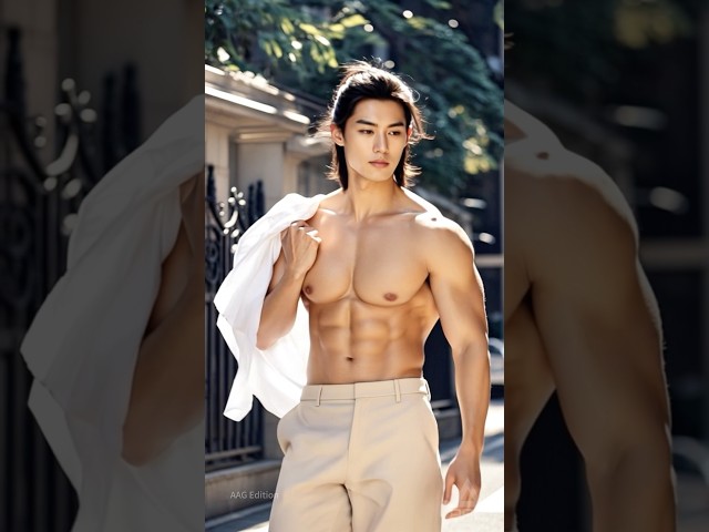 This Time I Want. Asian Man Snapshot (AI) #asianboy #malemodel #asianmen