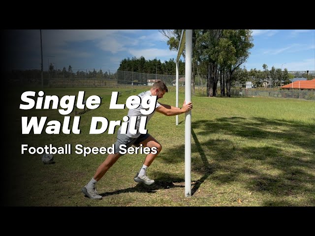 Single Leg Wall Drill