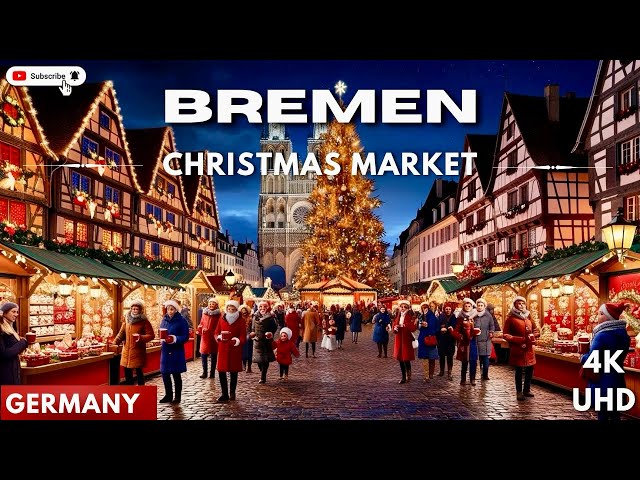 Temukan Keajaiban Pasar Natal Bremen yang Meriah dalam Resolusi 4K yang Menakjubkan