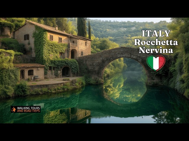 The MOST RELAXING village walk in Italy - Rocchetta Nervina 4K ASMR