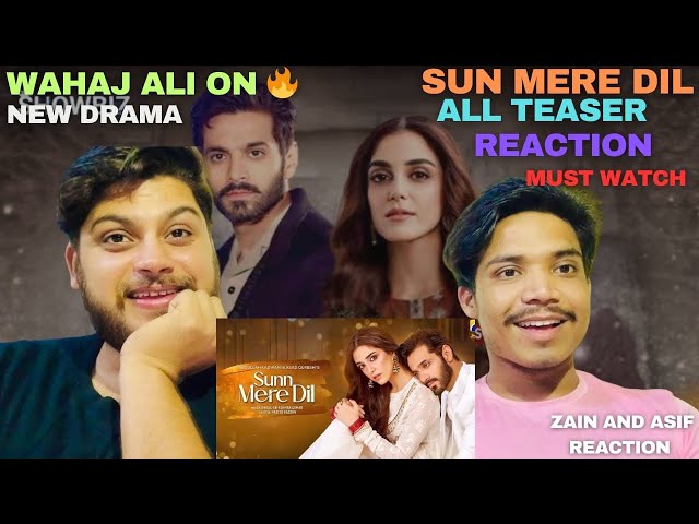 Indian React On Sunn Mere Dil | All Teaser | Wahaj Ali | Maya Ali | Har Pal Geo | #sunnmeredil