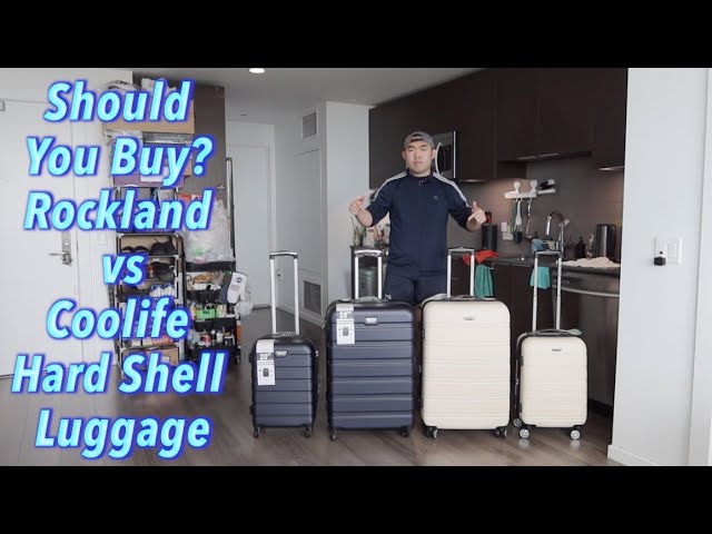 Should You Buy? Rockland vs Coolife Hard Shell Luggage