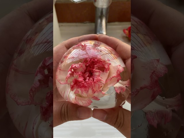 Nano tape carnations in water will be more beautiful #diy #nanotape #handmade #shorts