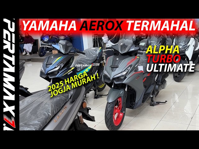 REVIEW Yamaha Aerox Alpha Turbo Ultimate 155 VVA Harga Termahal Dealer Jogja #aeroxturbo #aeroxalpha