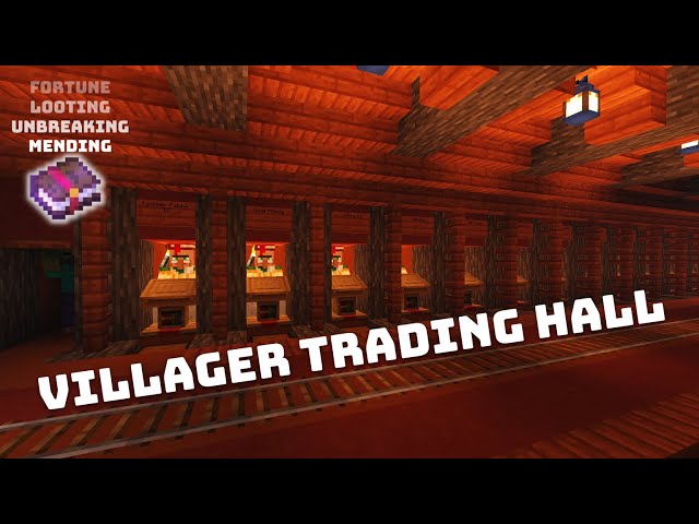 Building The Best Villager Trading Hall in Minecraft