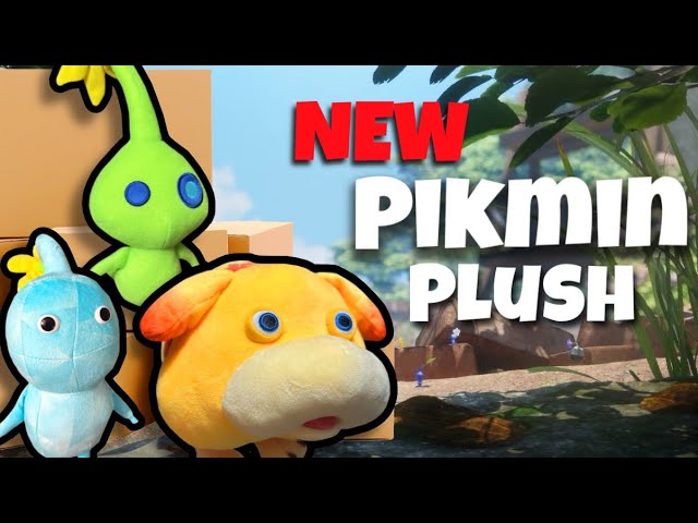 NEW Pikmin 4 Plush Unboxing!! [Pikmin All Star Collection]