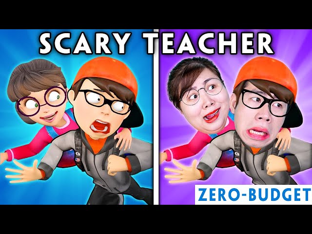 SCARY TEACHER 3D CHARACTERS IN REAL LIFE! - NICK & TANI FUNNY ANIMATED PARODY | Hilarious Cartoon