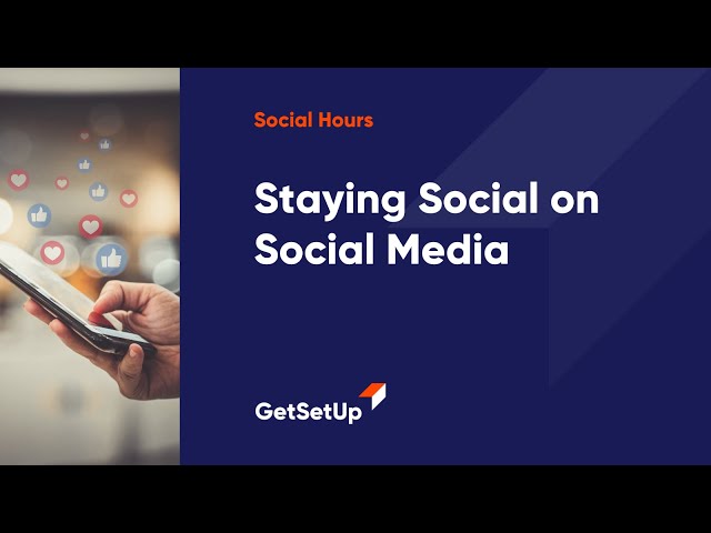 Social Hour - Staying Social on Social Media, Classes designed for older adults