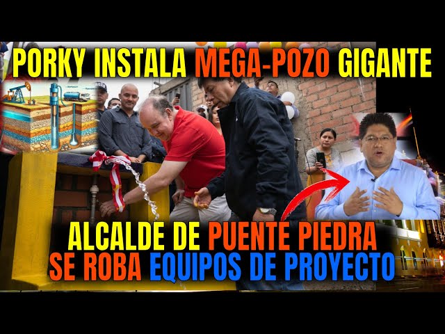 Porky Instala Mega-Pozo Gigante de Agua en la Grama - Puente Piedra