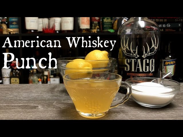 Delicious Punch From 1849--American Whiskey Punch