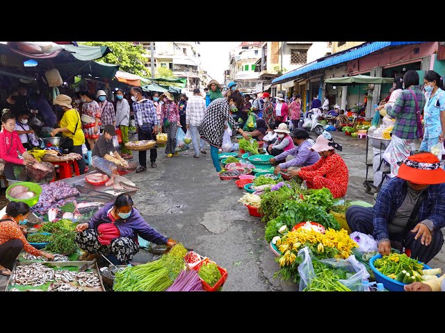 River Fish, Chicken, Seafood, & More - Cambodia's Market Food In Phnom Penh