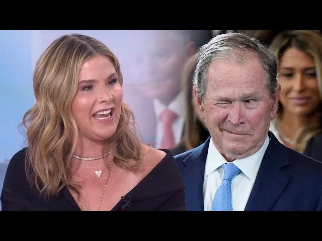 Jenna Bush Hager REACTS to Dad George W.'s Viral Faces at Trump's Inauguration