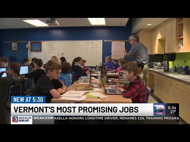 Vermont's most-promising jobs list released