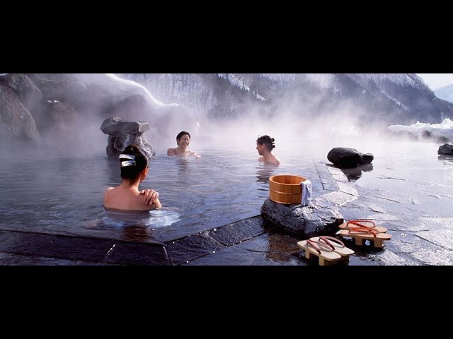 Public bath in Japan