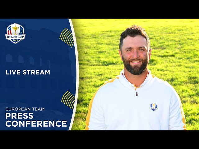 LIVE | Rahm, Hovland, Fleetwood, Aberg, Lowry, Straka Press Conference | Ryder Cup 2023