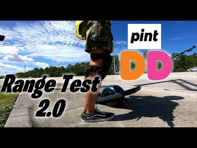 OneWheel Pint Range Test 2.0 - Can I make it FROM DD??? - 10 miles or BUST