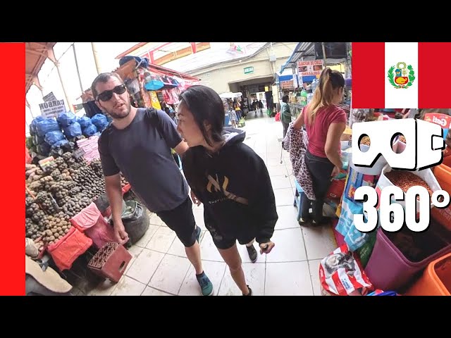 360° El Mercado de San Camilo Arequipa, Perú 🇵🇪 PERUVIAN MARKET TOUR