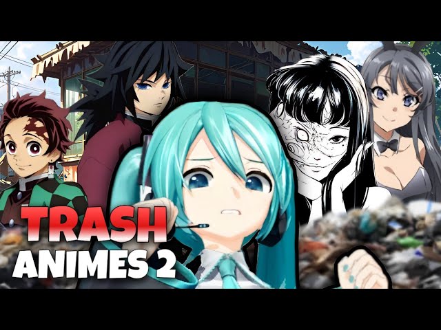 Miku Hatsune - TRASH ANIMES 2 (Multi Anime Opening) [AMV]