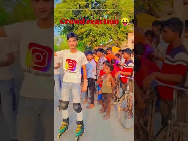 Crowd public reaction 😲😱😘#brotherskating #skating #skater #publicreaction #india #viral #viralvideo