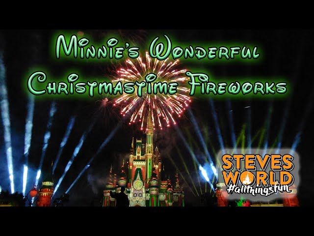 Minnie's Wonderful Christmastime Fireworks Show | Disney Very Merriest After Hours Party