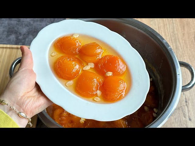 Making apricot jam without crushing / how to make