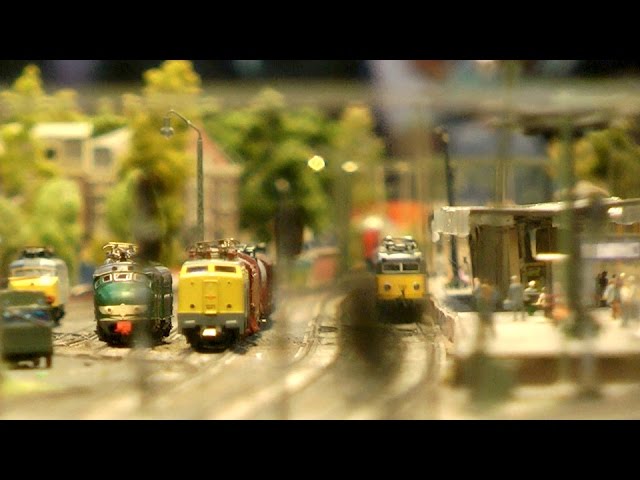 Fantastic model railroad layout in N scale or N gauge from the Netherlands