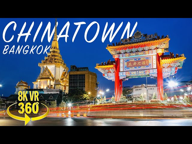 Bangkok Chinatown Gate - 8K 360 VR Video