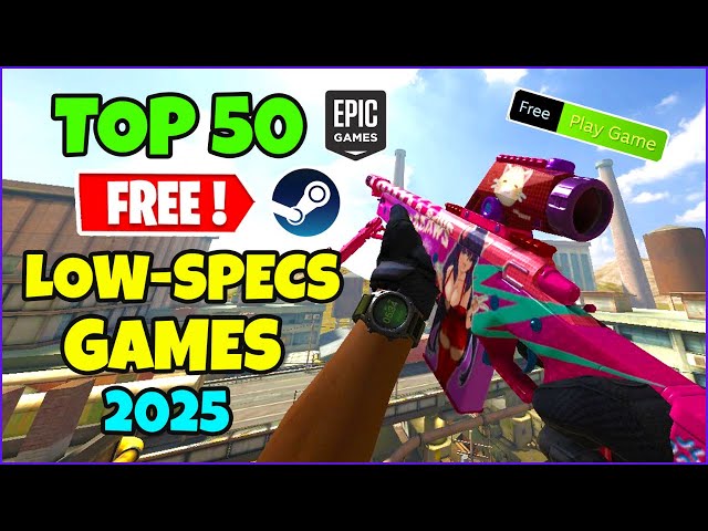 Top 50 Free-to-Play Games for Low-End PCs (2025) – No Graphics Card Needed!