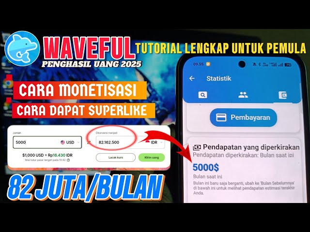 GAMPANG MONET!! CARA MENGHASILKAN UANG DI APLIKASI WAVEFUL - CARA CEPAT MONETISASI WAVEFUL