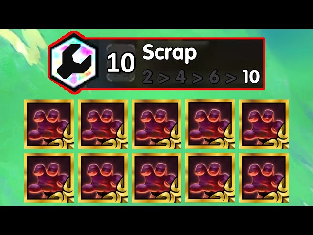 10 Scrap = All Full Radiant Thief's Gloves !??