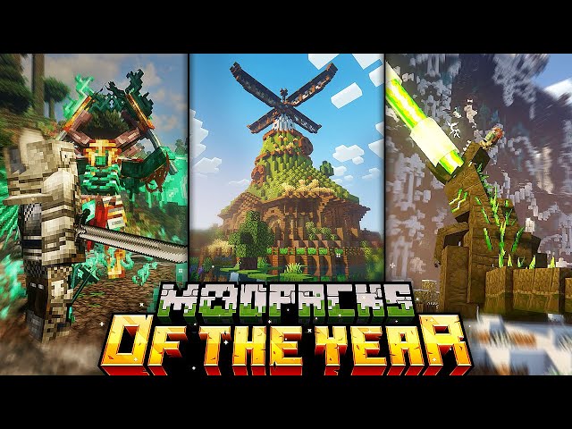 TOP 10 Minecraft ModPacks OF THE YEAR 2024 🥇 | Forge & Fabric