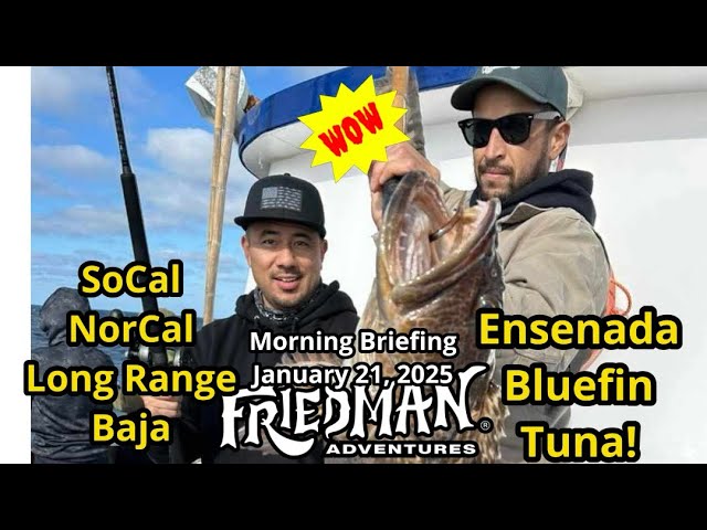 Breaking News! Hundred pound bluefin tuna showing near Ensenada, long range fishing excellent, SoCal