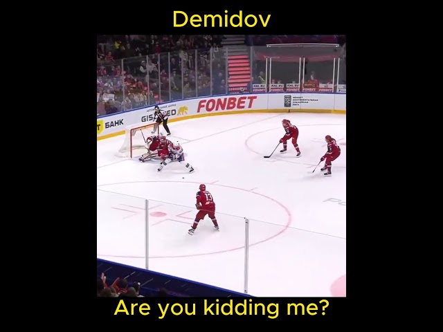 Demidov crazy Backhand goal