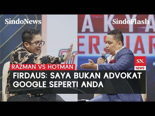 Debat Panas Firdaus dengan Pitra Soal Pembekuan Sumpah Advokat Razman | Rakyat Bersuara