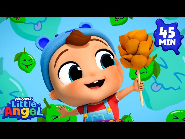 Tasty Lunchtime - Baby John SIngalong | Little Angel | Songs and Cartoons | Best Videos for Babies