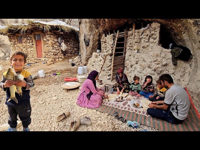 Cooking fish in the style of a nomadic mother | from catch to table" 🐟