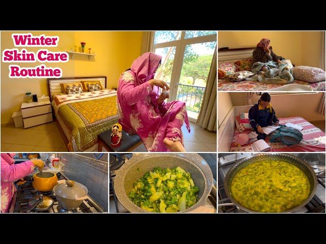 Indian Family Vlog | Morning To Evening Winter Routine | Dal Saag & Aalu Matar Ki Sabzi For Lunch